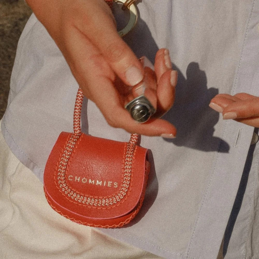 Designer poo bag holder and dog charm for everyday walks