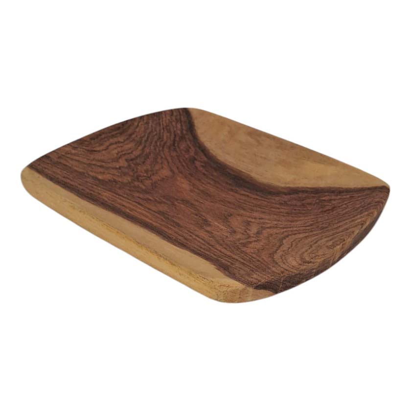 WOOD RECTANGULAR side plate small