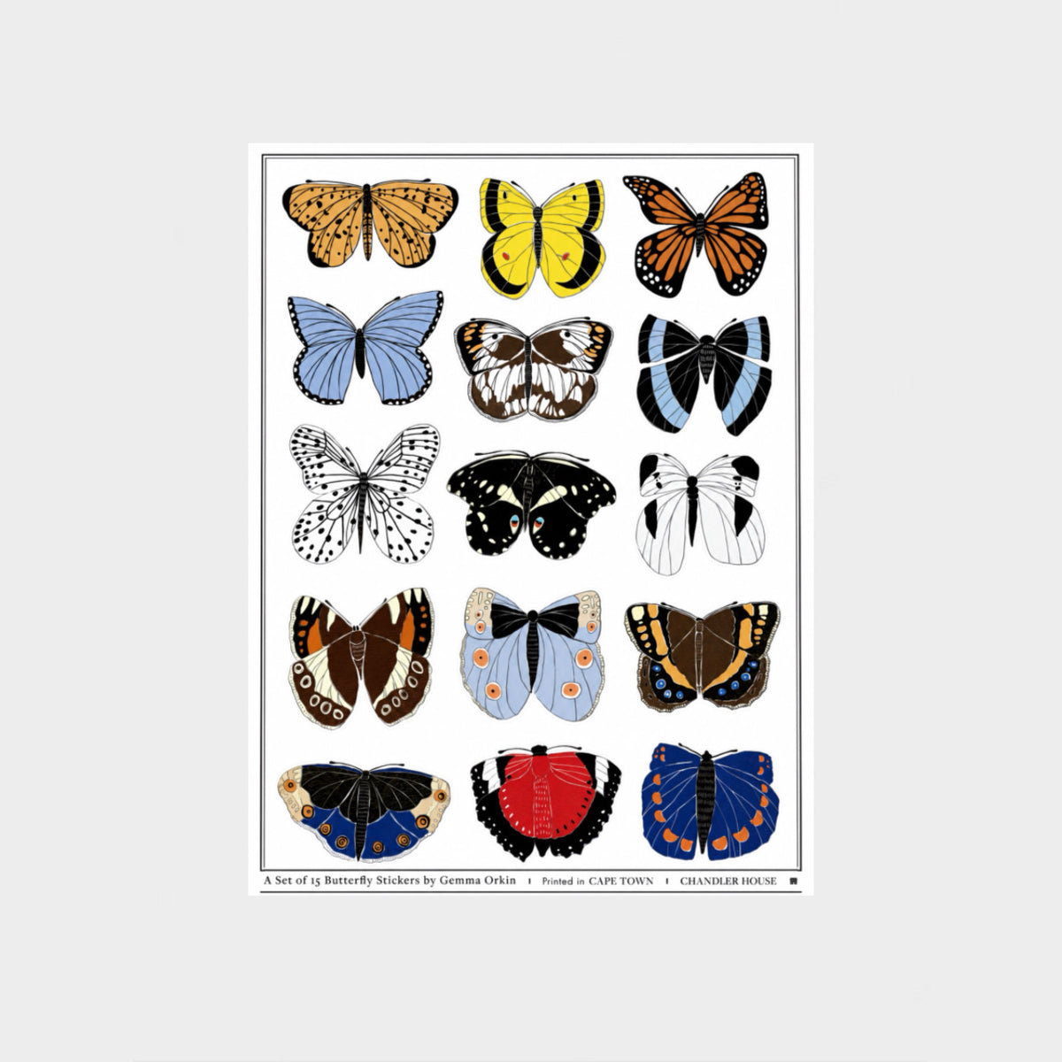 BUTTERFLY stickers | set of 30