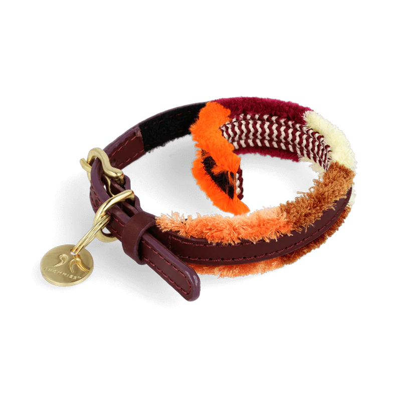 ADJUSTABLE DOG COLLAR pomm pomm autumn