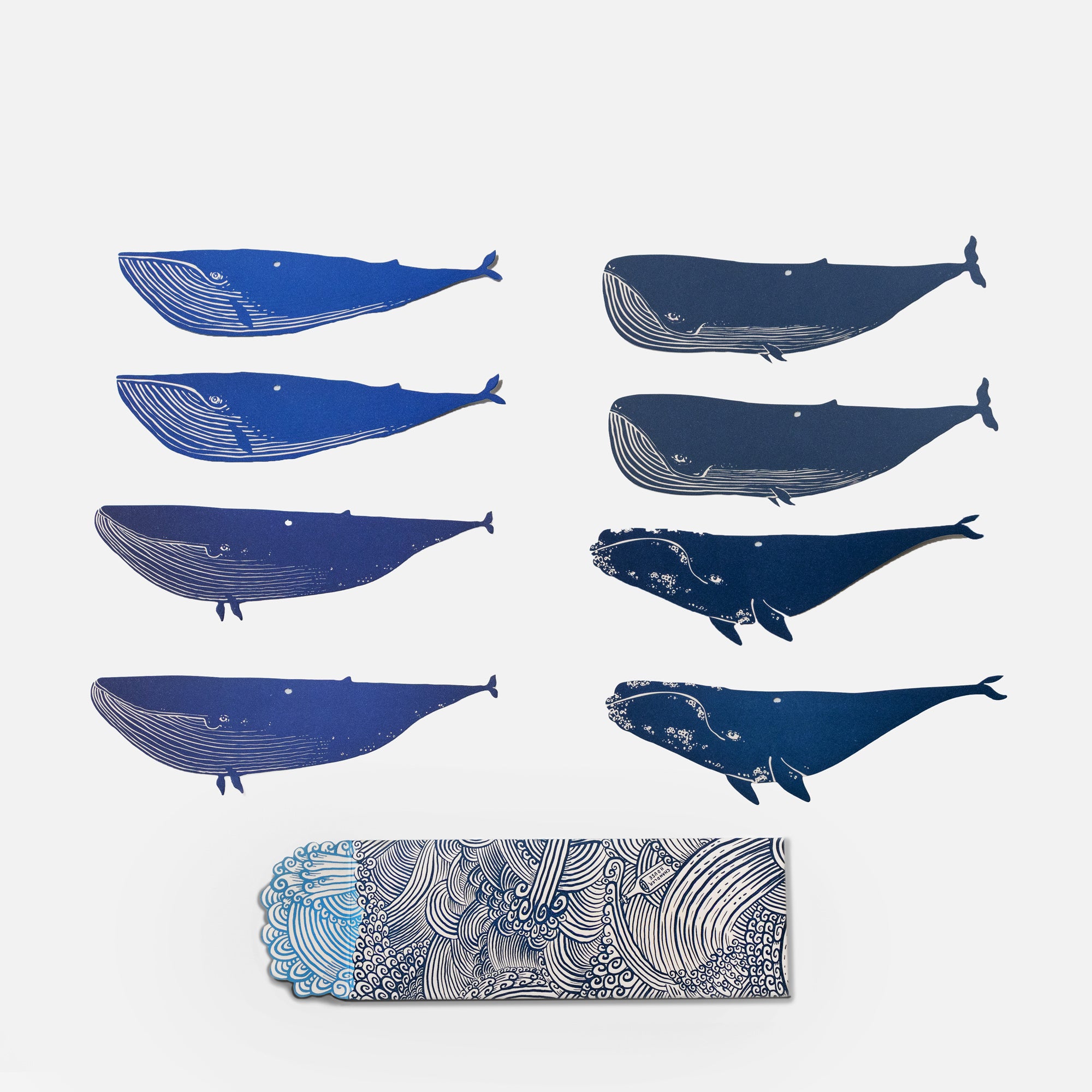 WHALE Gift-Tag set
