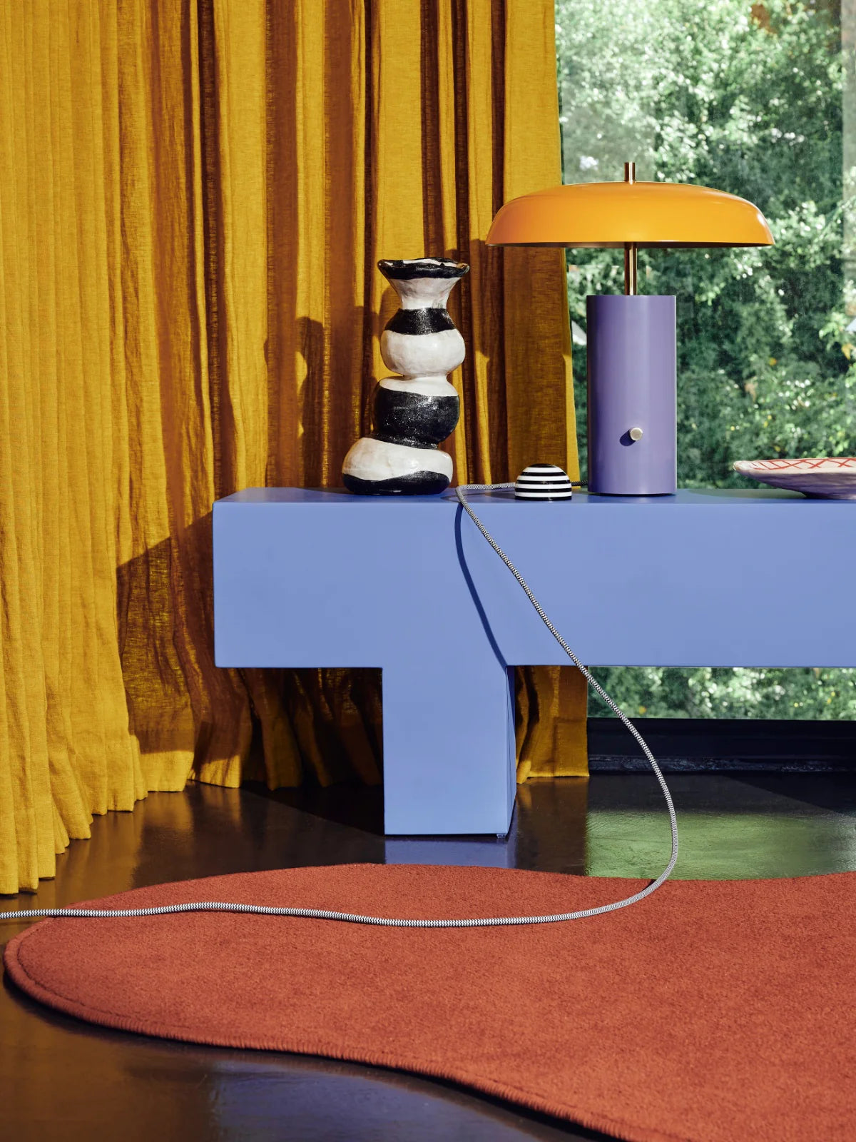 CURVY rugs - Large / Peach / Peach