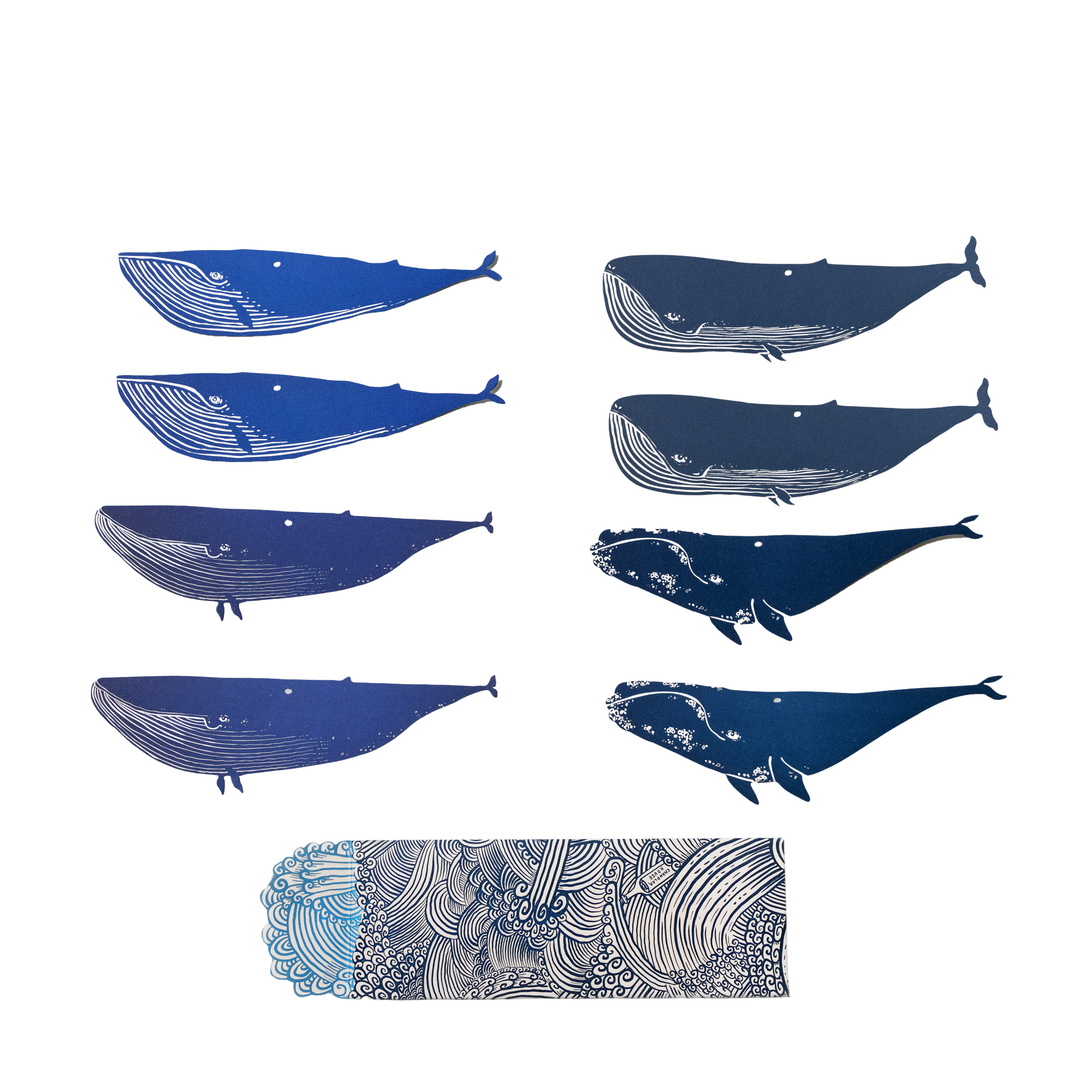 WHALE Gift-Tag set