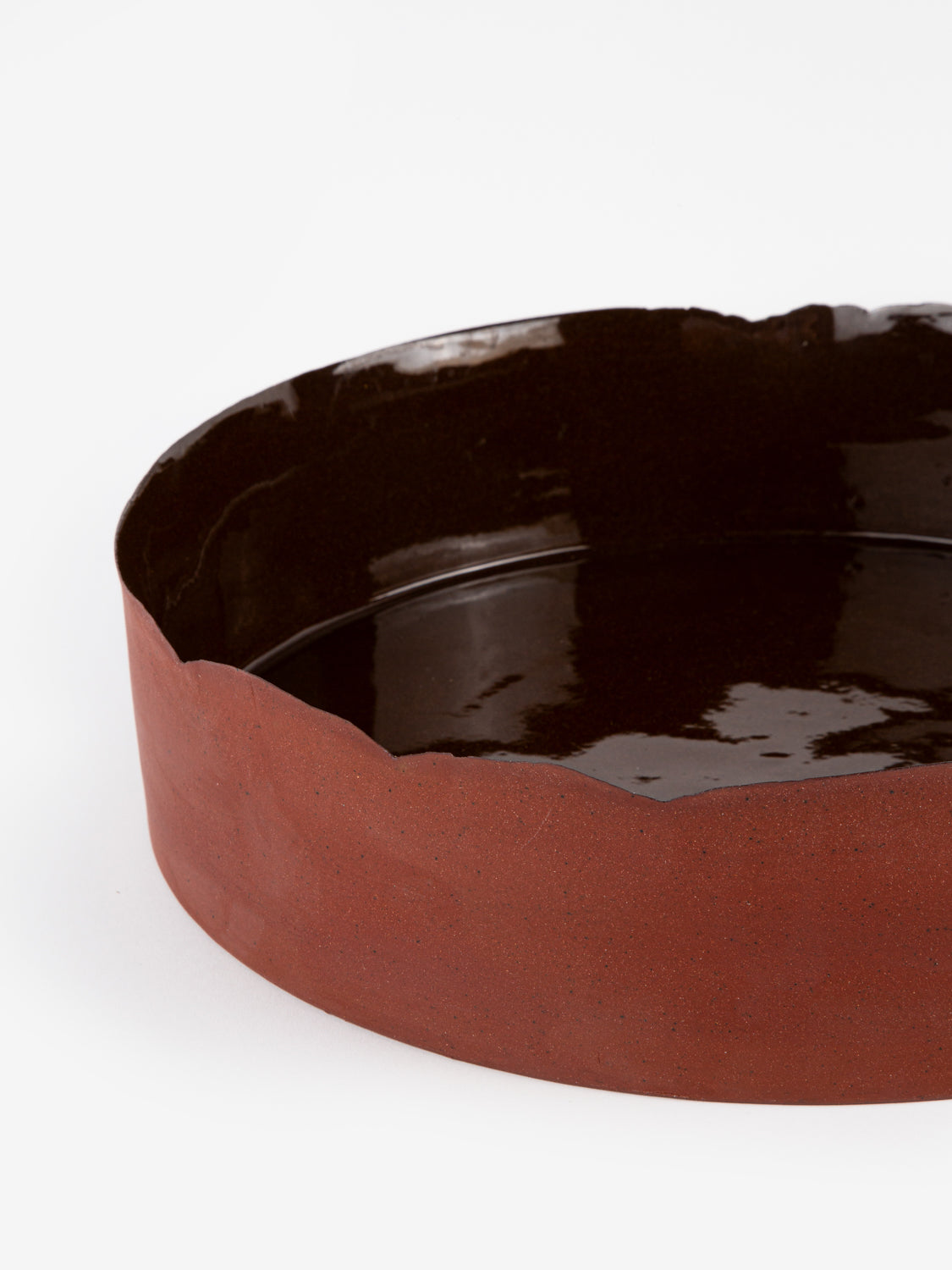 Flake-rim bowl