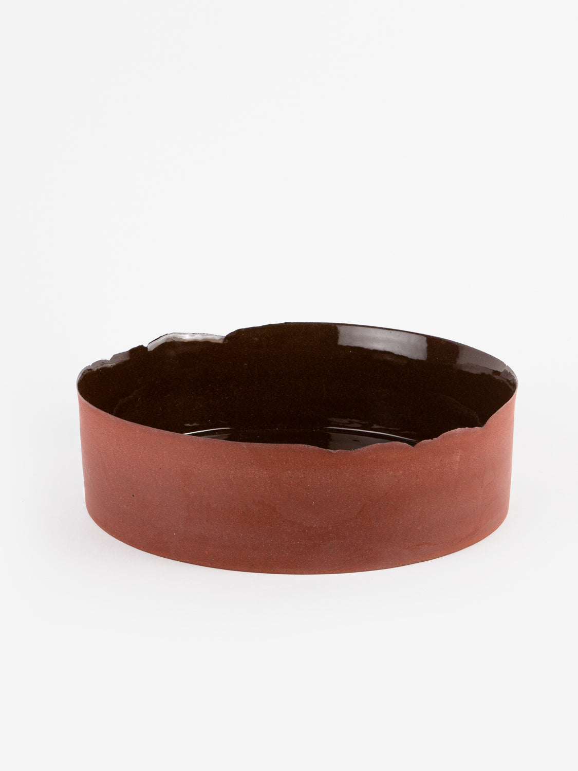 Flake-rim bowl
