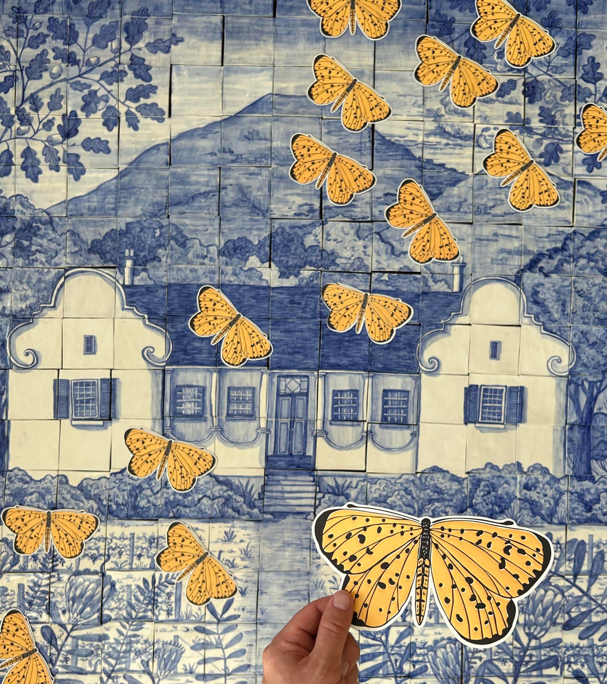 BUTTERFLY card - Polka Dot