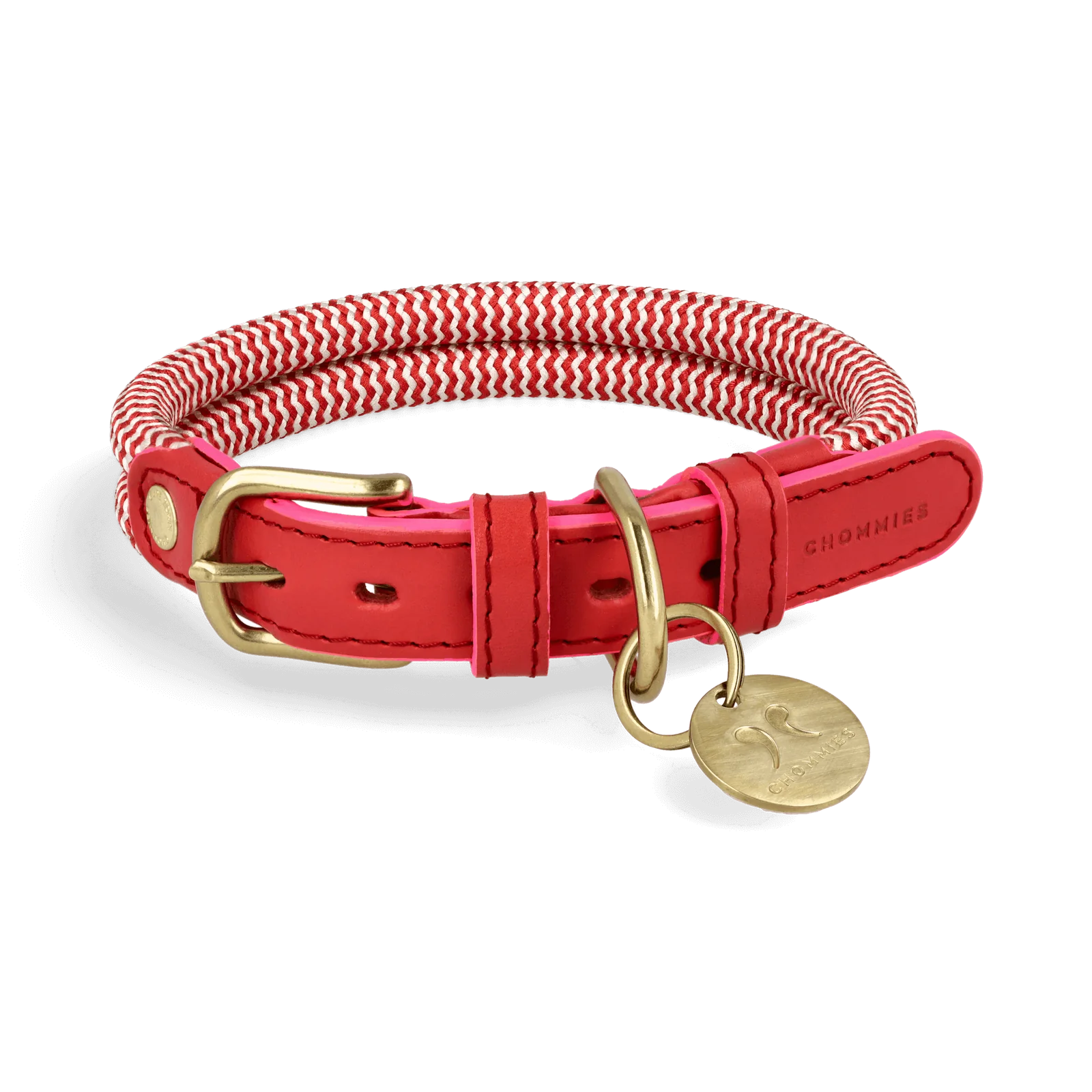 ADJUSTABLE DOG COLLAR candy cane