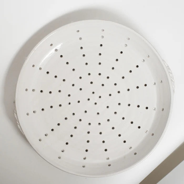 CERAMIC COLANDER flat larg