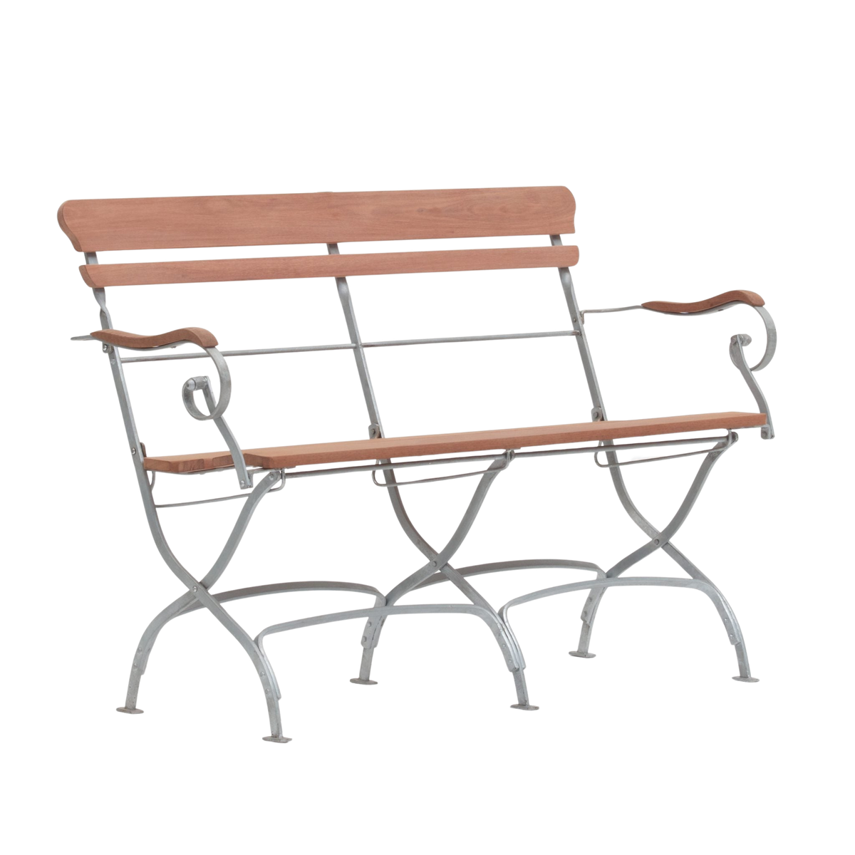 FLORENCE bench with arms 2 seater