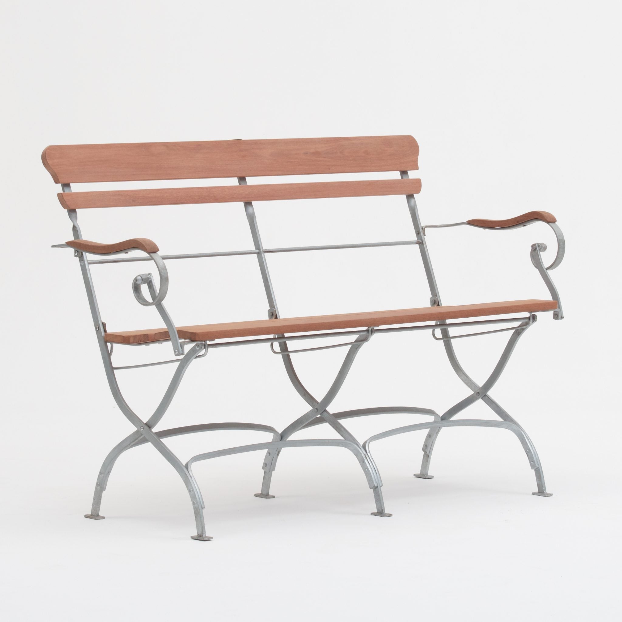 FLORENCE bench with arms 2 seater