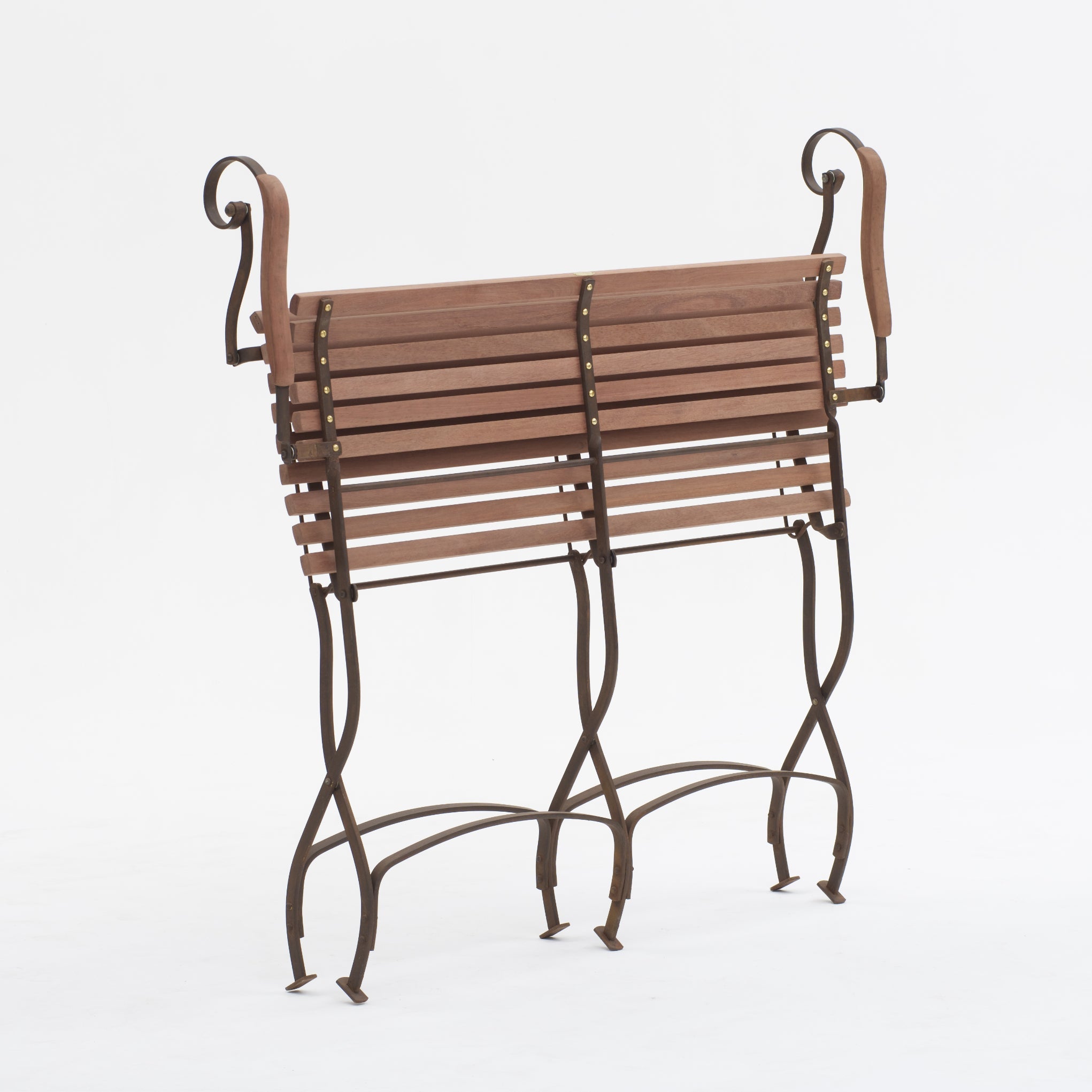 PARK bench with arms 2 seater