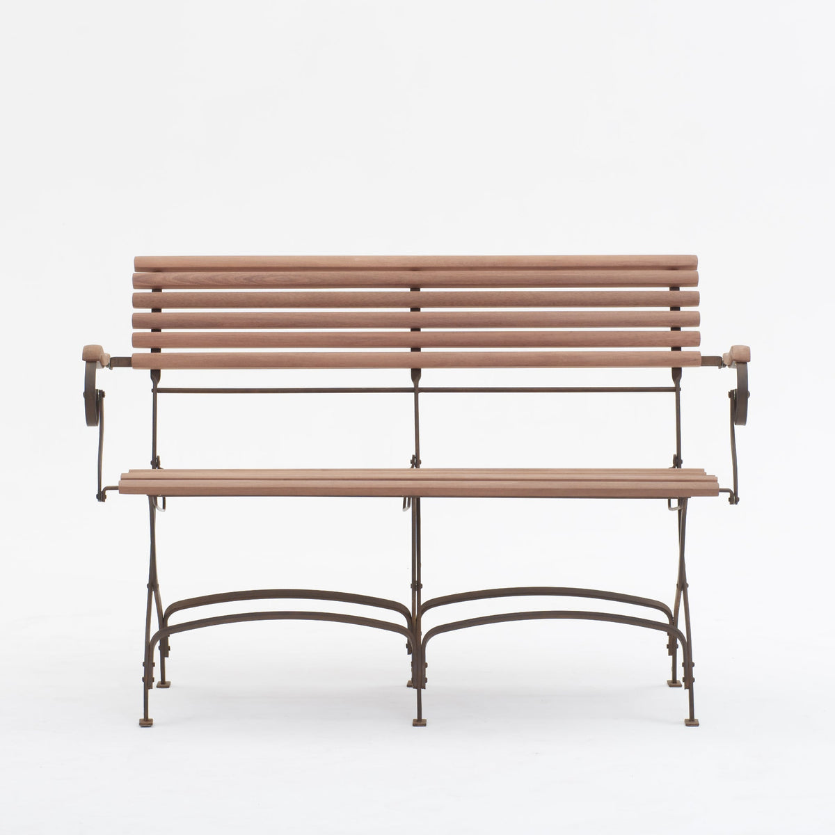 PARK bench with arms 3 seater