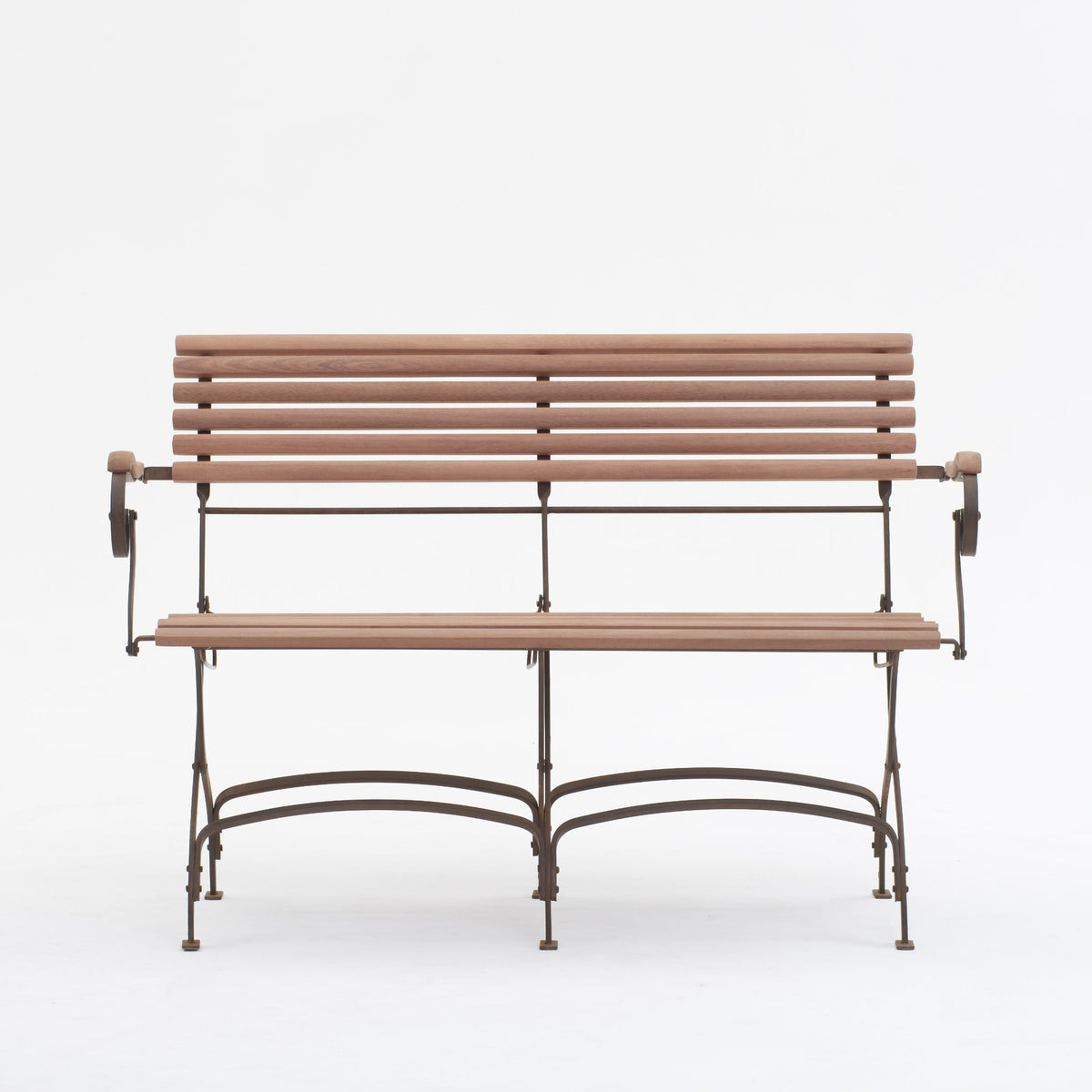 PARK bench with arms 3 seater