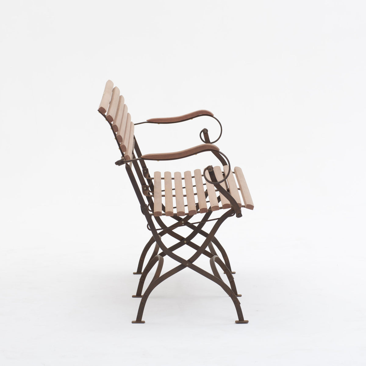 PARK bench with arms 3 seater