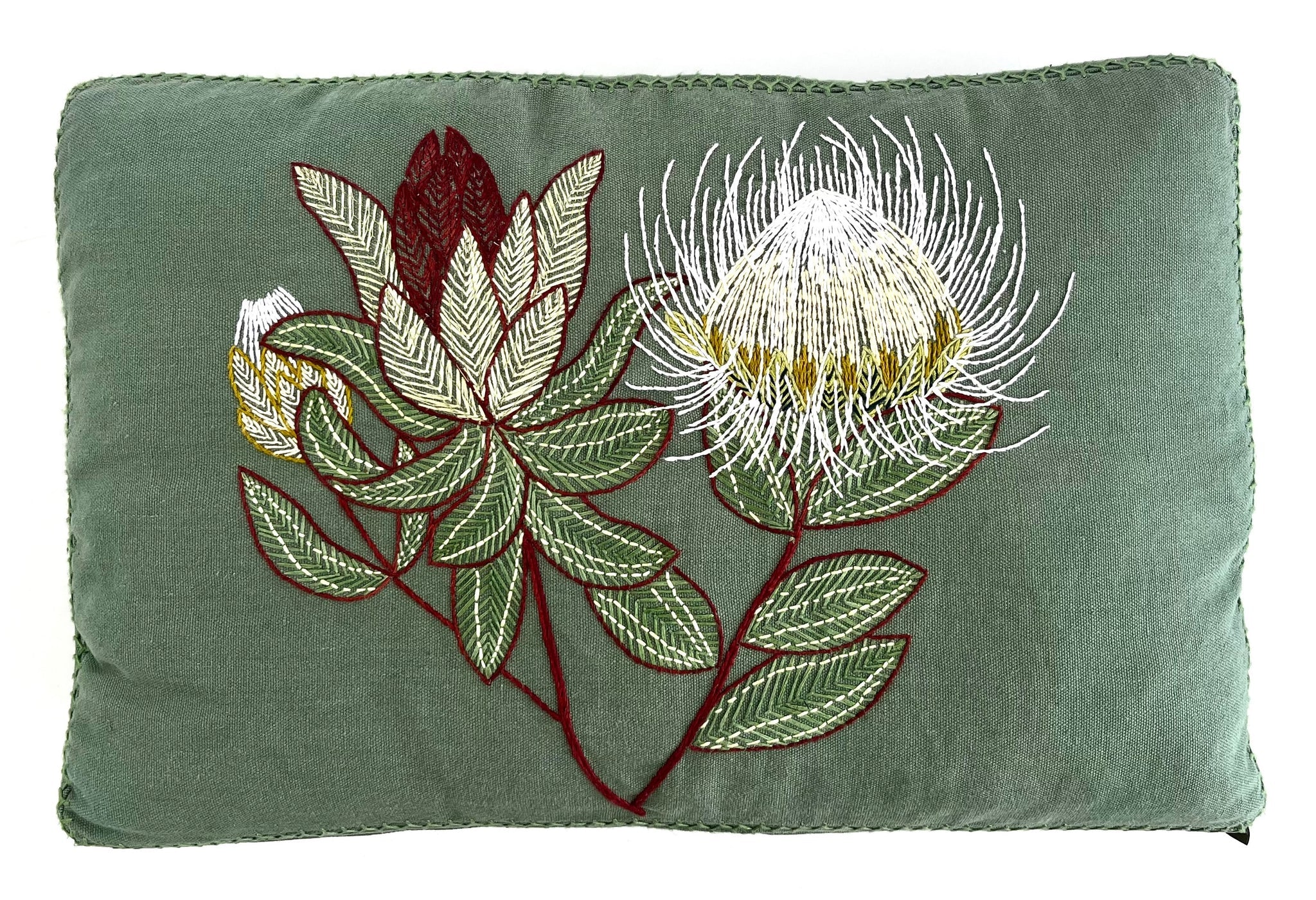 WABOOM box cushion linen