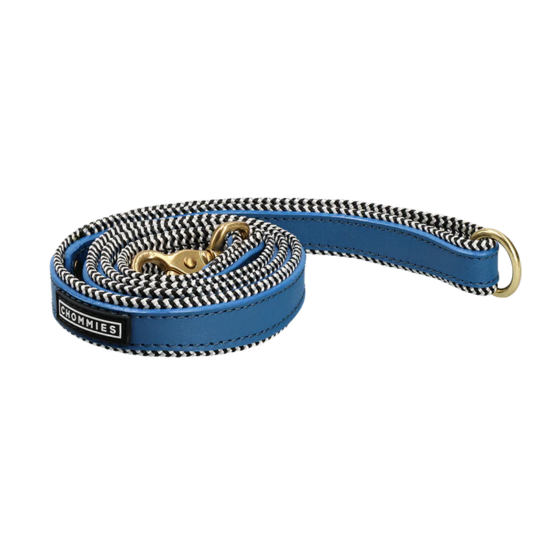 EVERYDAY LEATHER LEASH Bloublommetjie - mini