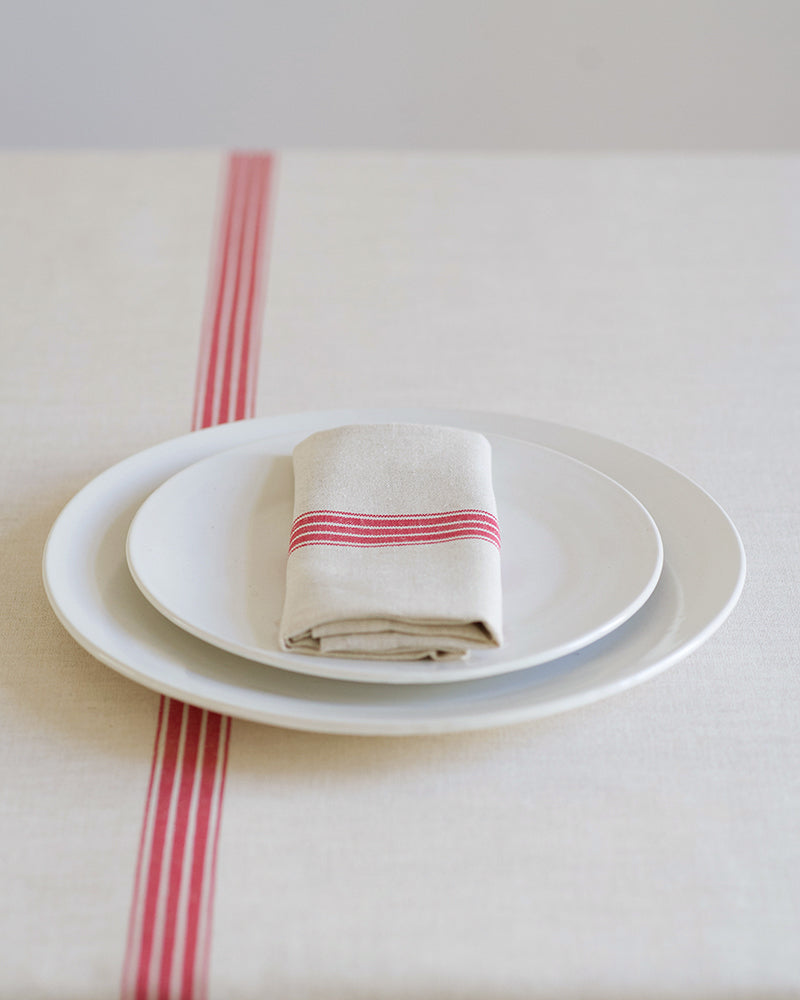 SERVIETTE provincial stripe