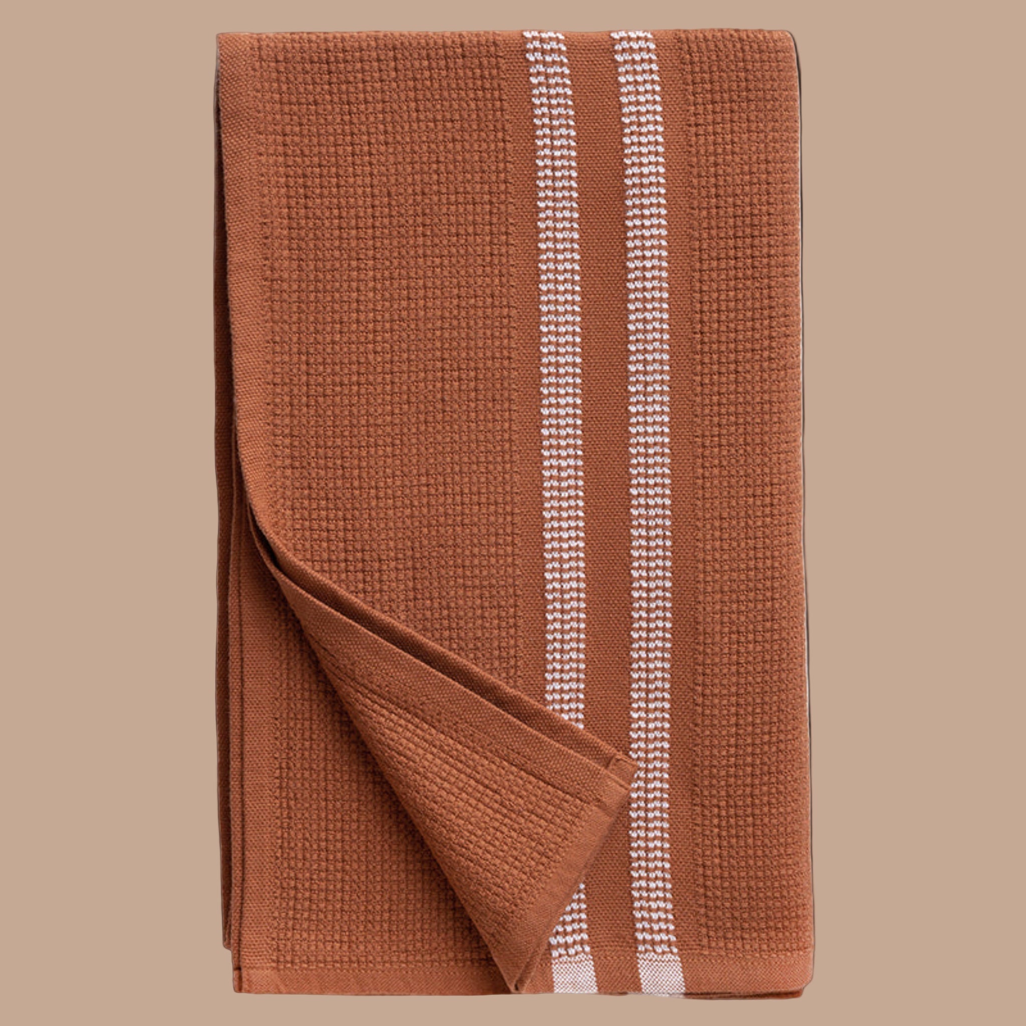 TOWEL organic block rib
