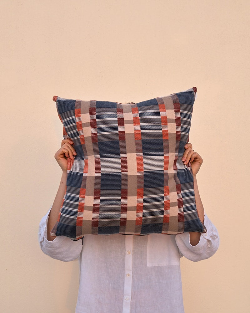 Skipping block pillow cover