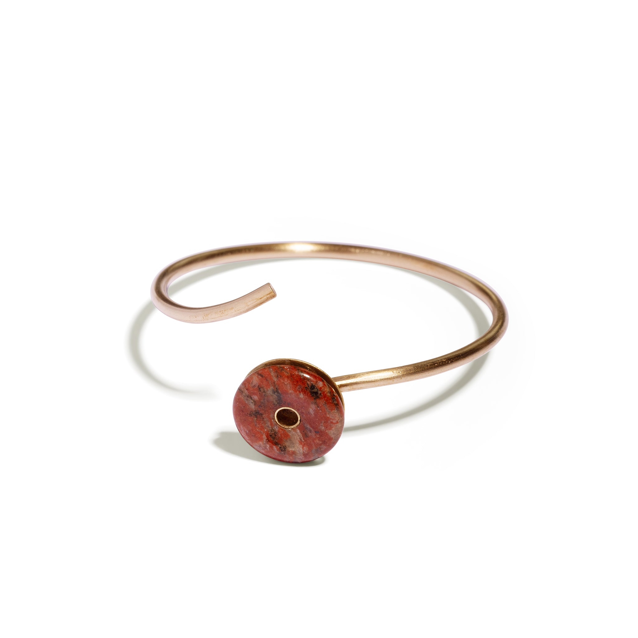 SWAY bangle / brass red / medium