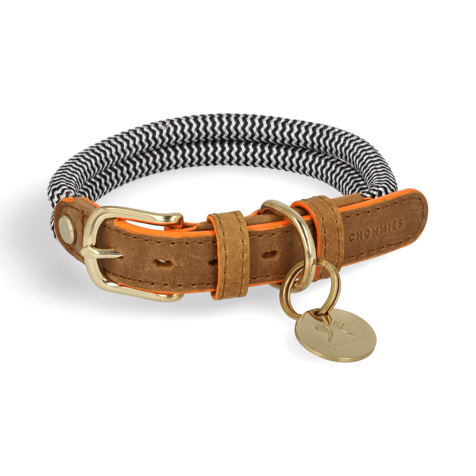 ADJUSTABLE DOG COLLAR sandton orange edge