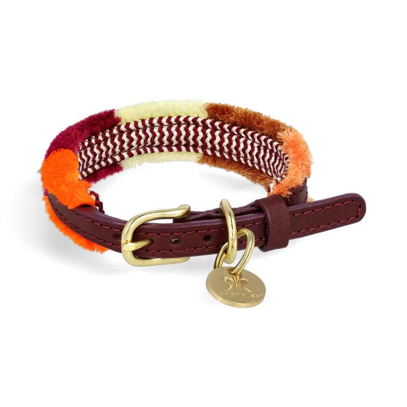 ADJUSTABLE DOG COLLAR pomm pomm autumn