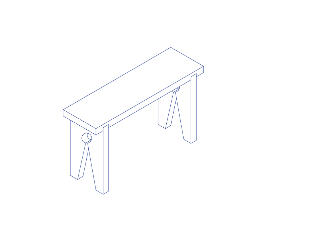 Poplar bench