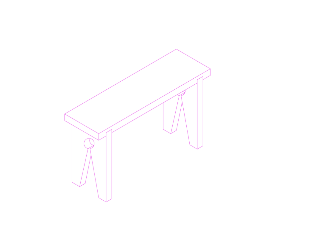 Poplar bench