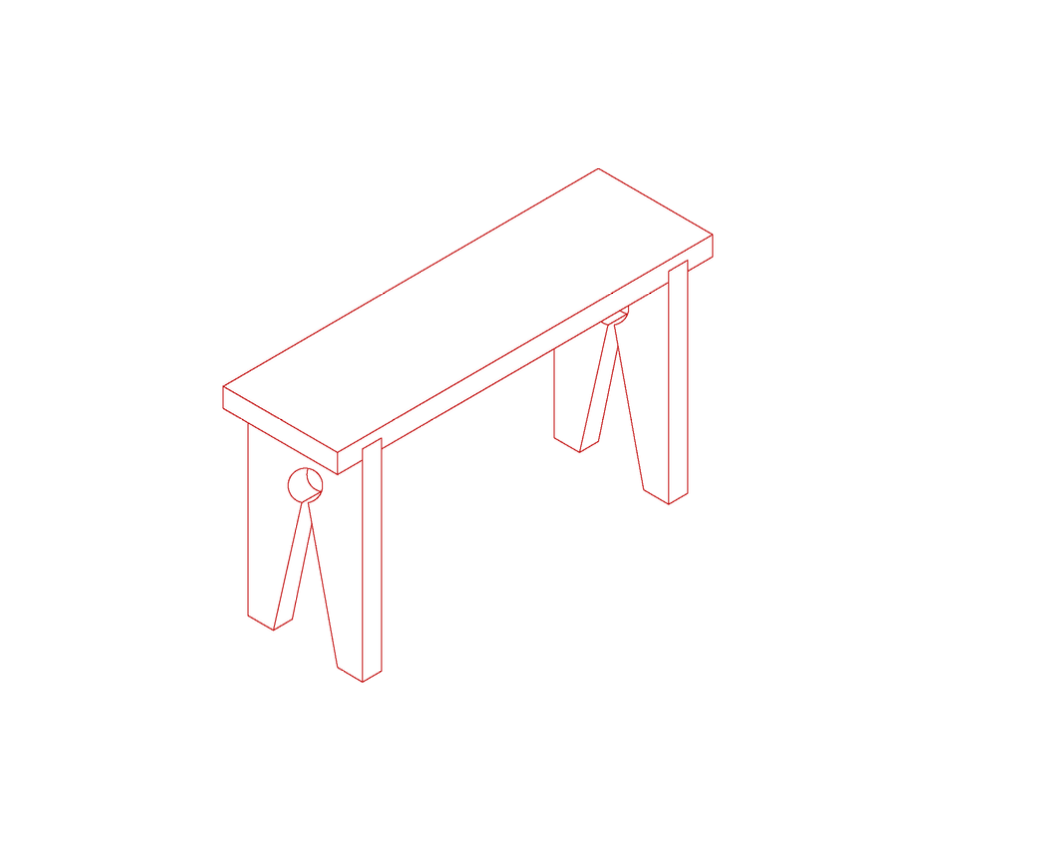 Poplar bench