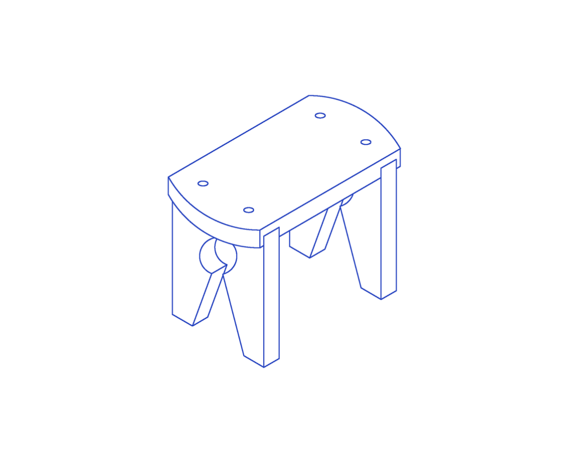 Poplar bench