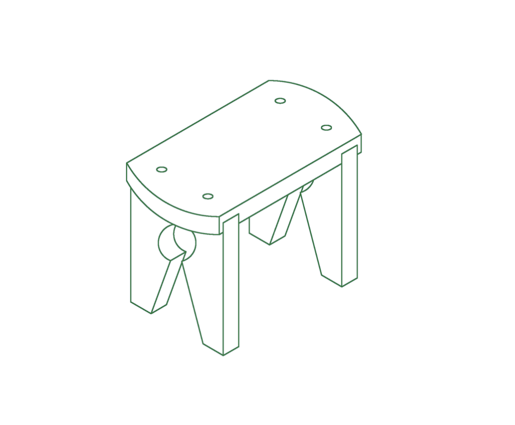 Poplar bench