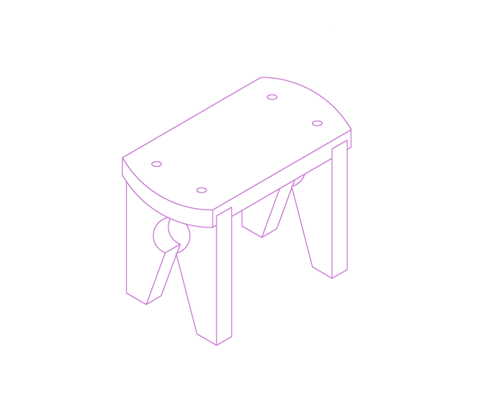 Poplar bench