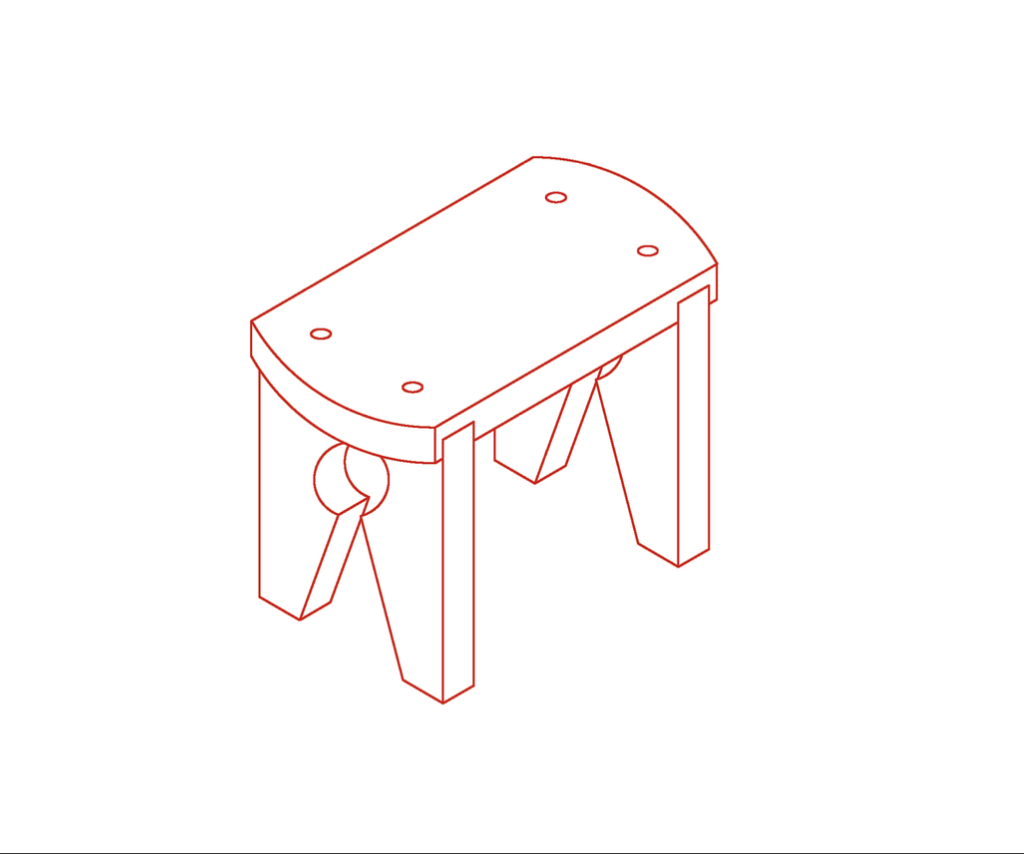 Poplar bench