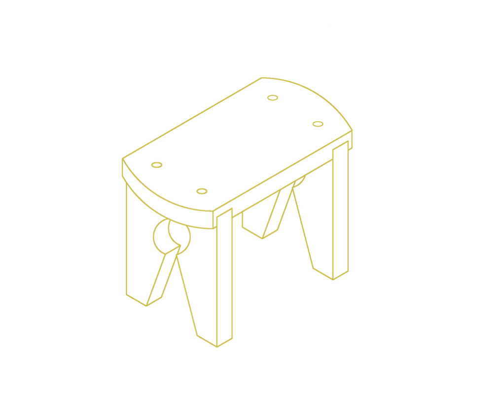 Poplar bench