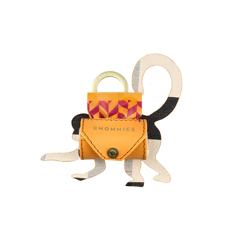 MONKEY BIZ POO BAG HOLDER kumquat