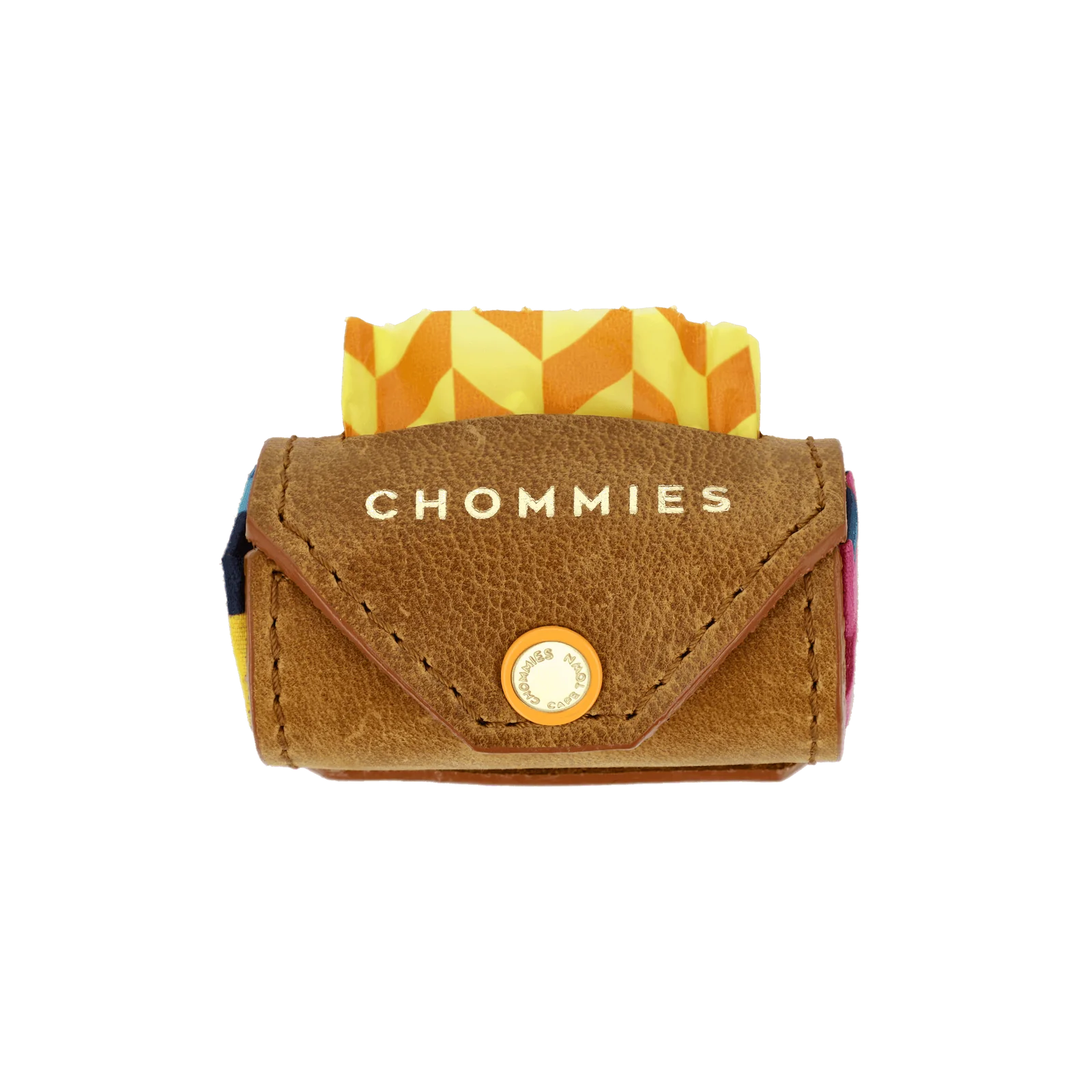 POO BAG HOLDER CLIP ON cognac