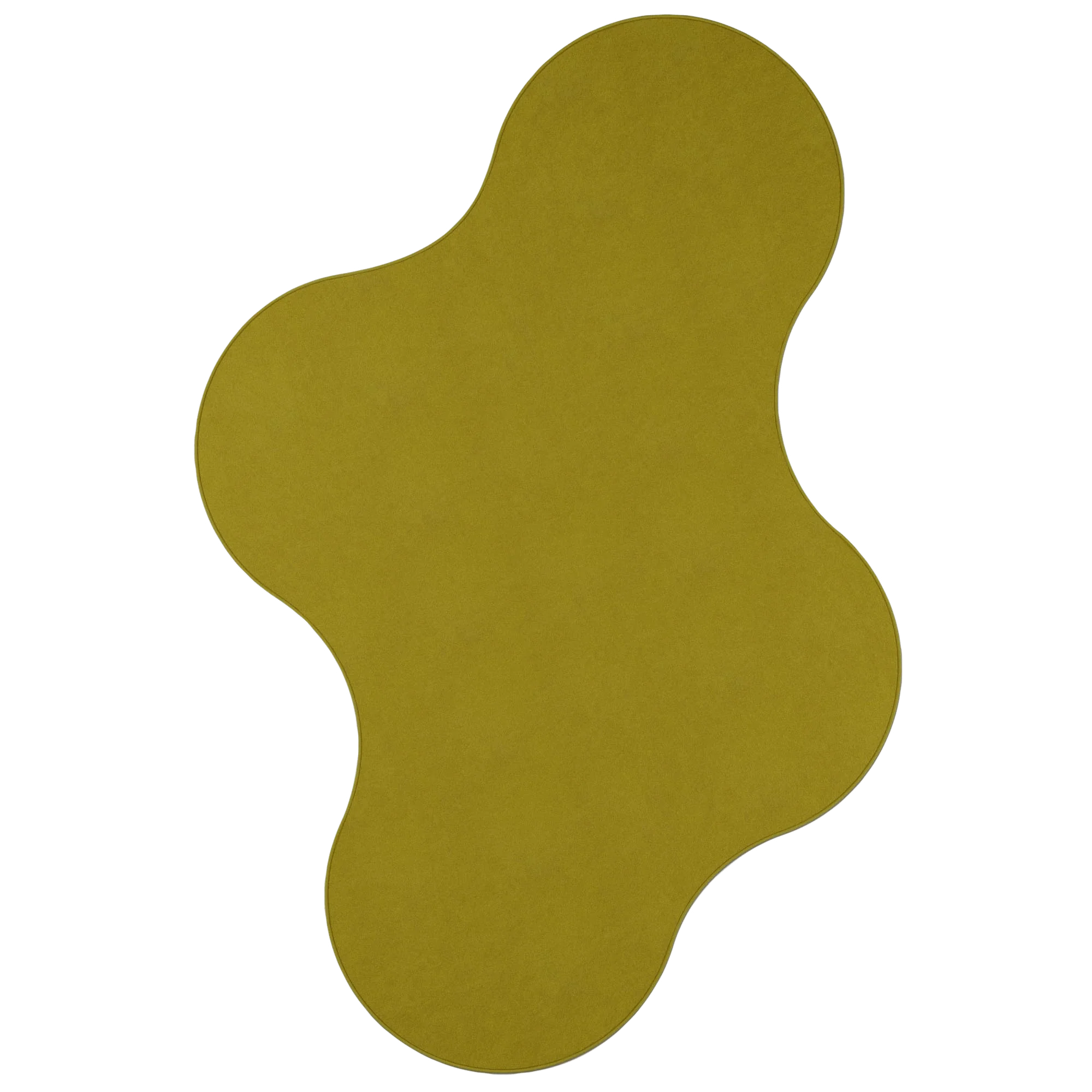 CURVY rugs - Medium / Chartreuse / Chartreuse