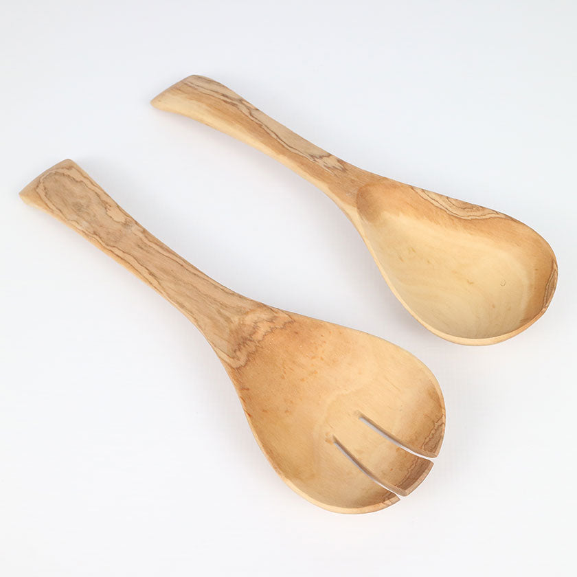 WOOD SALAD server