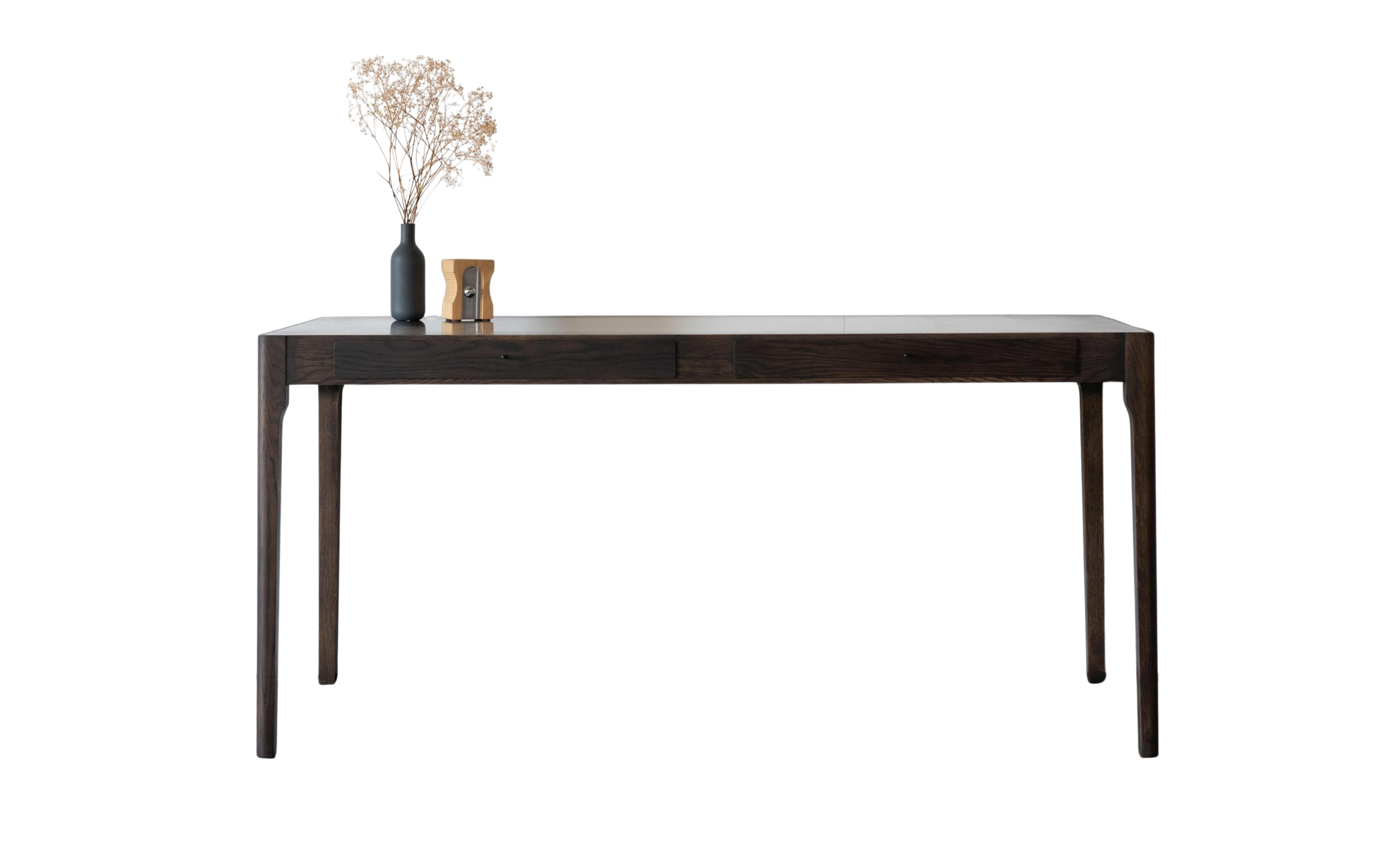 BRASS TOP desk tapered legs