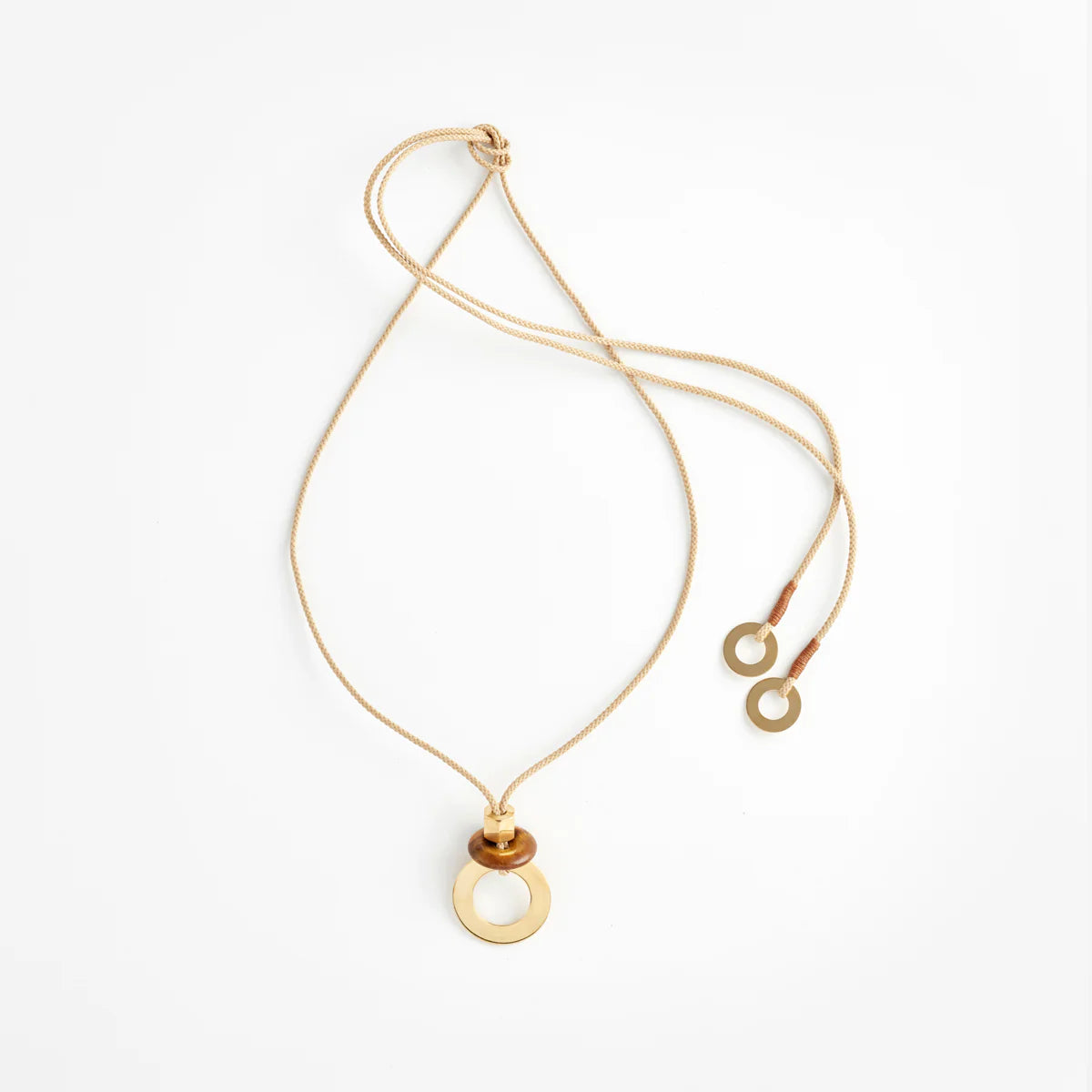 NOOR pendant tigers eye honey