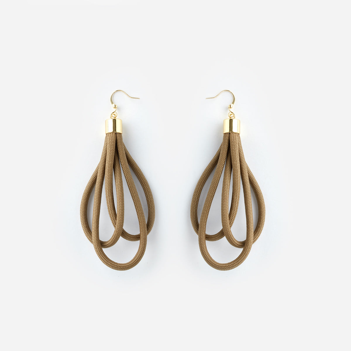 WAVE earrings khaki